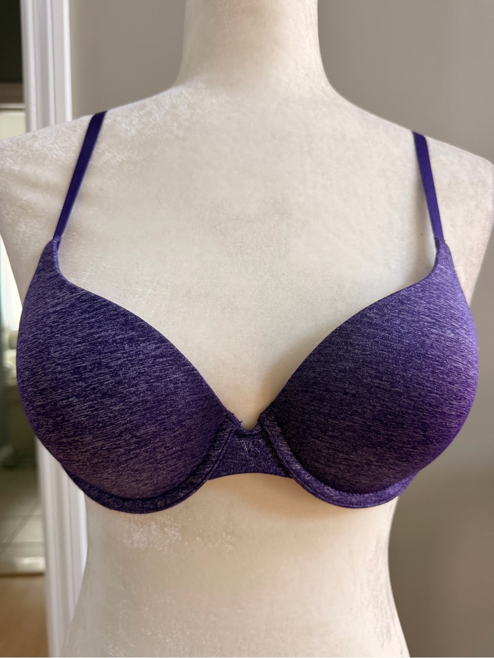 Victoria’s Secret Padded Perfect Coverage Bra Purple Heather 34B